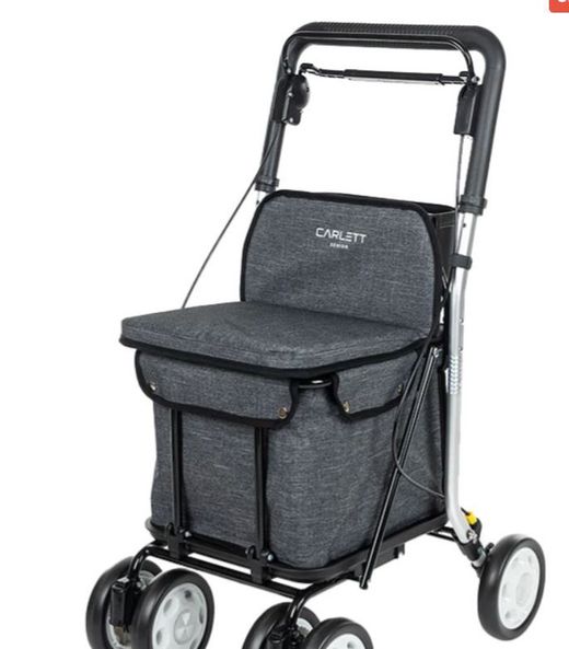 Carro de compra con asiento carlett  comfort