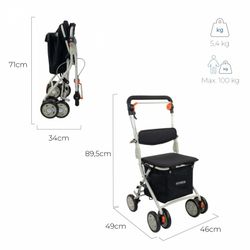 Carro de compra con asiento, Coliseo
