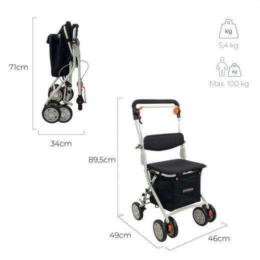 Carro de compra con asiento, Coliseo