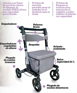 Carro de la compra, Andador SPACE