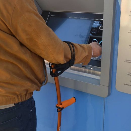 Codera abatible para muletas indesmed