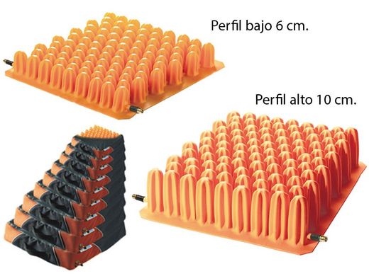 Cojín antiescaras de aire con 2 válvulas POLYAIR®. C6 C10