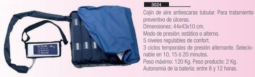Cojín de Aire Antiescaras Tubular con Compresor