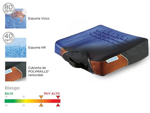 Cojín antiescaras ergonómico "viscoflex-plus postural"