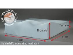 Cojín antiescaras viscoelástico postural.