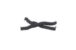 Cordones en espiral. Negro. Contiene dos pares