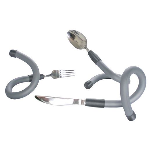 Cubiertos con mango flexible, especiales