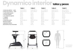 Dynamico caminador, andador adultos interior