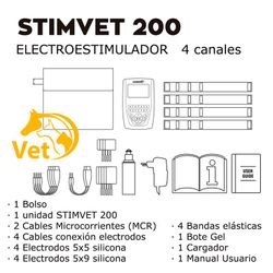 Electroestimulador stimvet 200 veterinaria globus