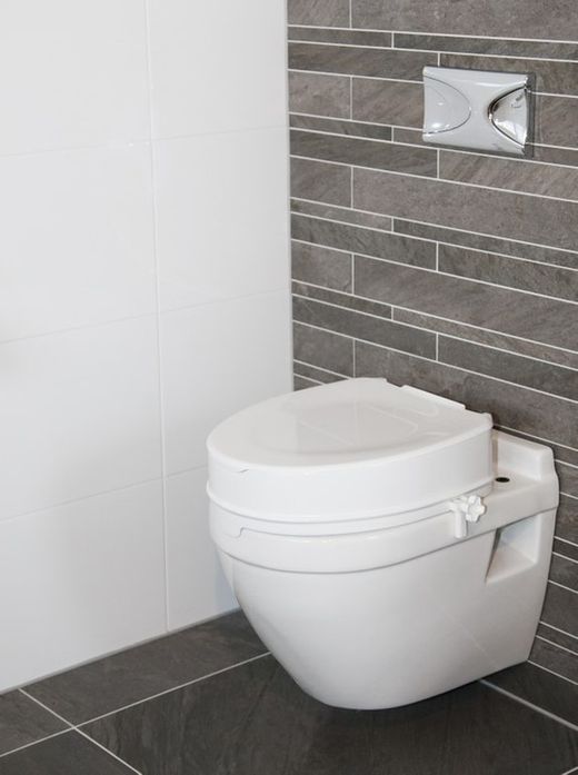 Elevador de inodoro con tapa able2. Altura 10 cm.