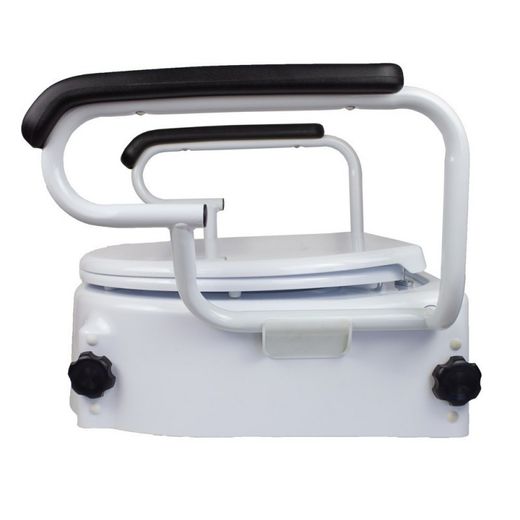 Elevador WC ,Con tapa ,Adaptable ,Regulable, Inclinable ,Reposabrazos abatibles