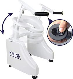 Elevador WC Eléctrico (150 kg), Alzador Inodoro con Apoyabrazos  KMINA