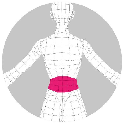 Esterilla calor lumbar