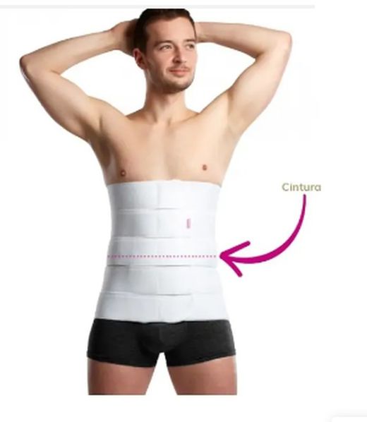 Faja post liposucción lipoelastic abdominal,doble cierre