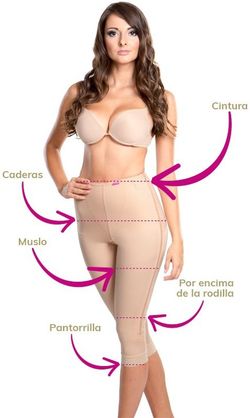 Faja post liposucción lipoelastic ,hasta bajo rodillas