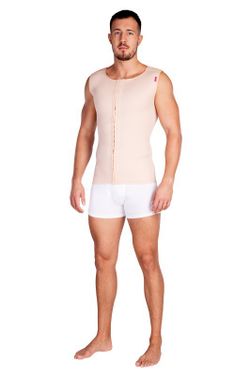 Faja post liposucción lipoelastic, masculina hasta caderas