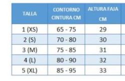 Faja tubular de contención, elástica