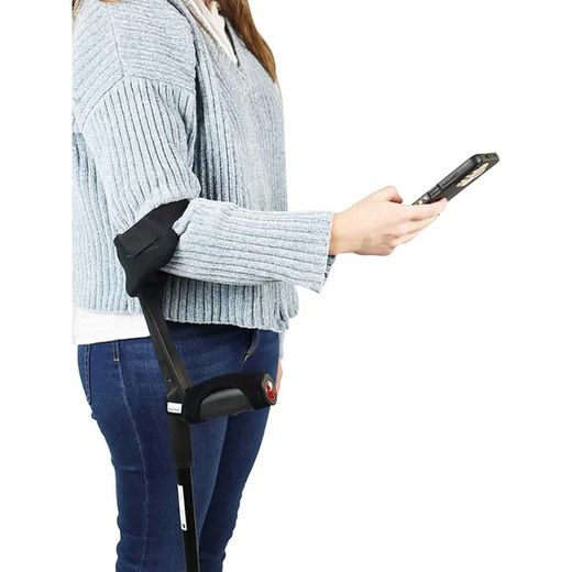 Fundas de codo para muletas, acolchadas kmina, con velcro