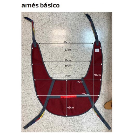 Grúa aupa con arnés de regalo