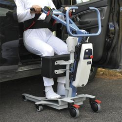 Grúa bipedestacion "way up" con arnes