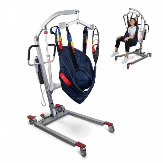 Grúa eléctrica con Arnés de regalo, ajustable para 135 kg