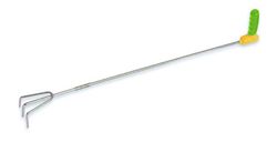 Herramienta de jardín extra larga. Rastrillo