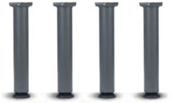 Juego de patas para somier TECNIMOEM care de altura regulable con nivelador de 25 a 36 cms. y de 35-46cms.
