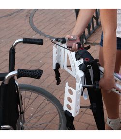 Kit adapta. Adaptador de bicicleta para silla de ruedas