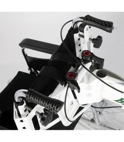 Kit adapta. Adaptador de bicicleta para silla de ruedas