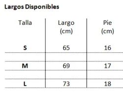 Media medio muslo Tejido plano mainat