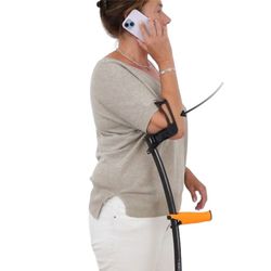 Muleta de fibra de carbono indesmed