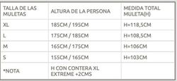 Muleta de fibra de carbono indesmed