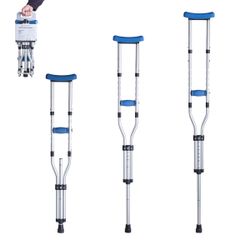 Muletas axilares plegables universales (3 tallas en 1)