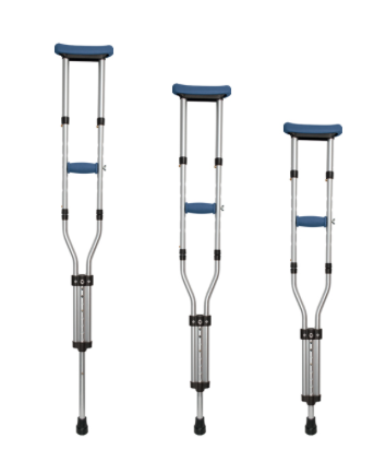 Muletas axilares plegables universales (3 tallas en 1)