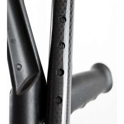 Muletas Plegables Fibra de Carbono, kmina 2 unidades