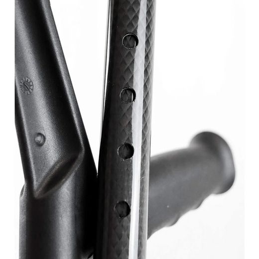 Muletas Plegables Fibra de Carbono, kmina 2 unidades