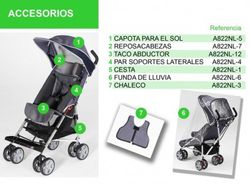 Nueva silla paraguas ad822nl