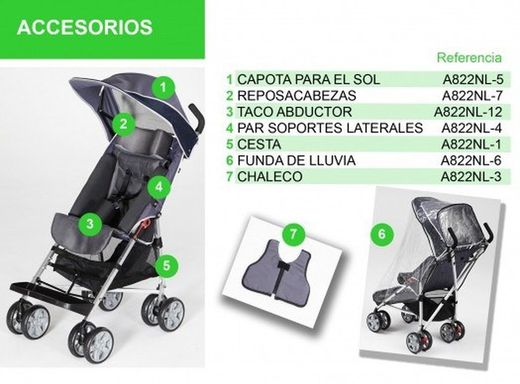 Nueva silla paraguas ad822nl
