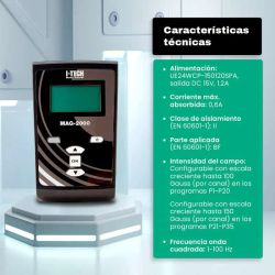 Pack Magnetoterapia Mag 2000 y colchoneta tap 2000