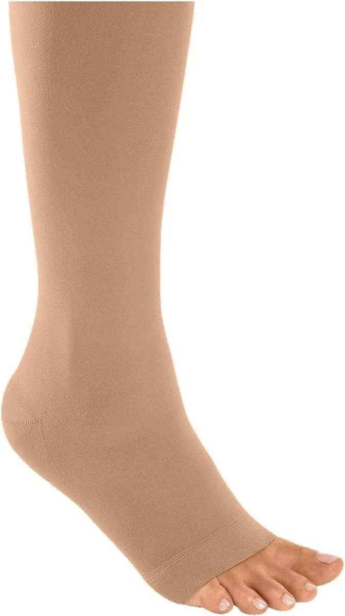 Panty mediven® cotton con puntera abierta 1 / Negro / Petite / CLASE 1