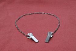 Pinzas sujeta baberos/servilletas able2. Metal