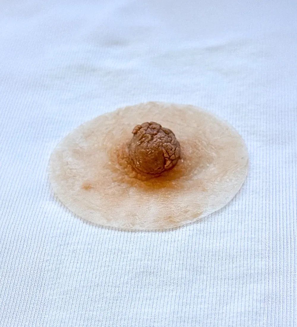 Prótesis de pezon y de areolas L / Albaricoque / Grande