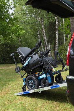 Rampa plagable Scooters y Sillas de ruedas