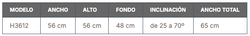 Respaldo ajustable