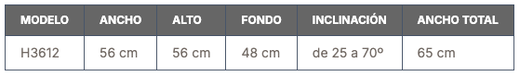 Respaldo ajustable