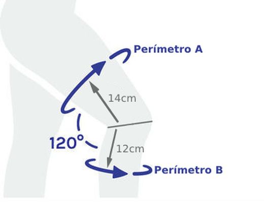 Rodillera genutrain s ,sujeción rótula en silicona y flejes laterales