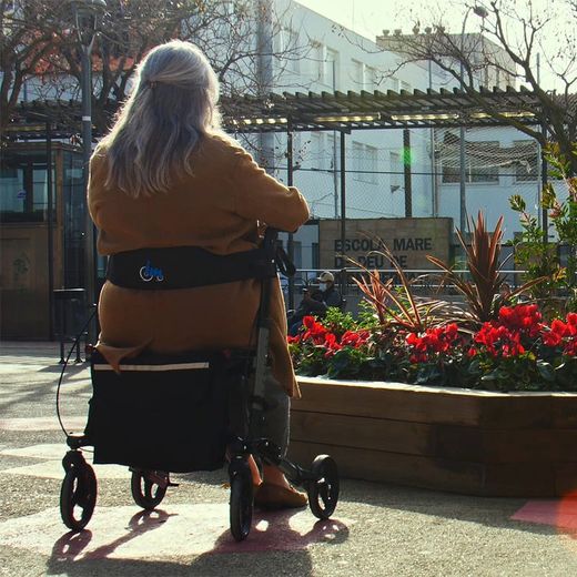Caminador, andador rollator magnum gran capacidad