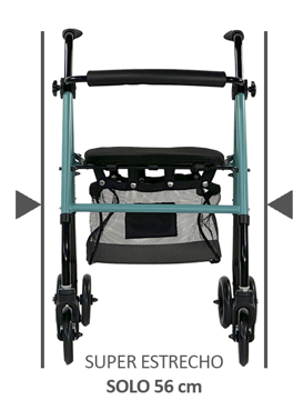 Rollator con frenos por presión ZEN HI-LOW AD163