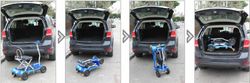 Scooter bravo libercar, el más compacto y ligero, plegable.