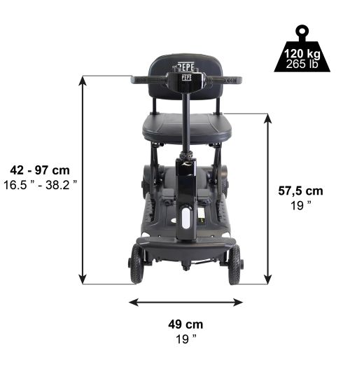 Scooter eléctrico plegable Pepe
